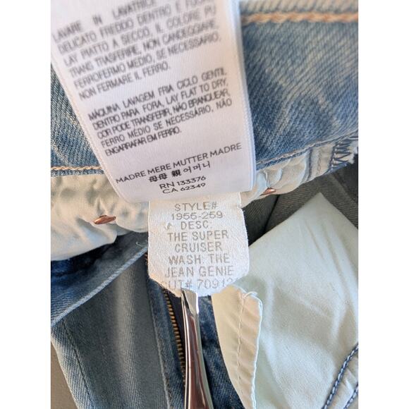 NWT MOTHER BOWIE The Super Cruiser High Rise Flare Jeans Sz 25 Jean Jenie #1H474 - Picture 15 of 15